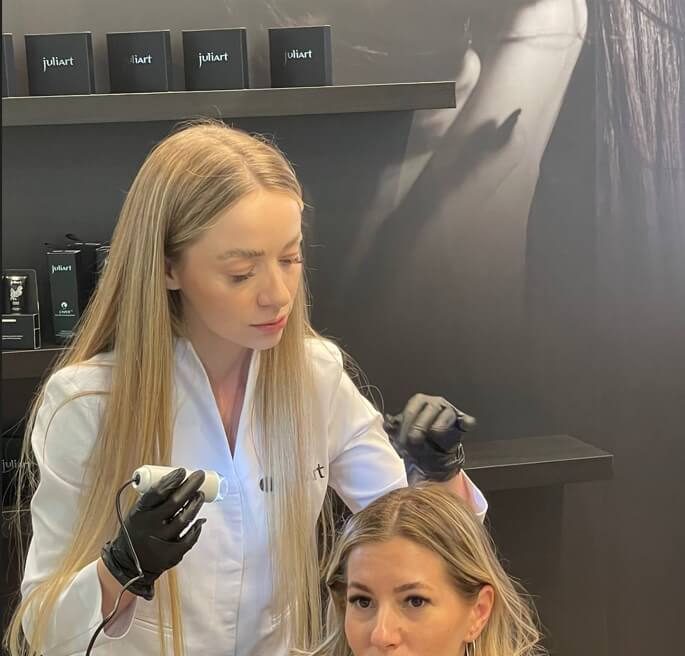 review-juliArt salon scalp care