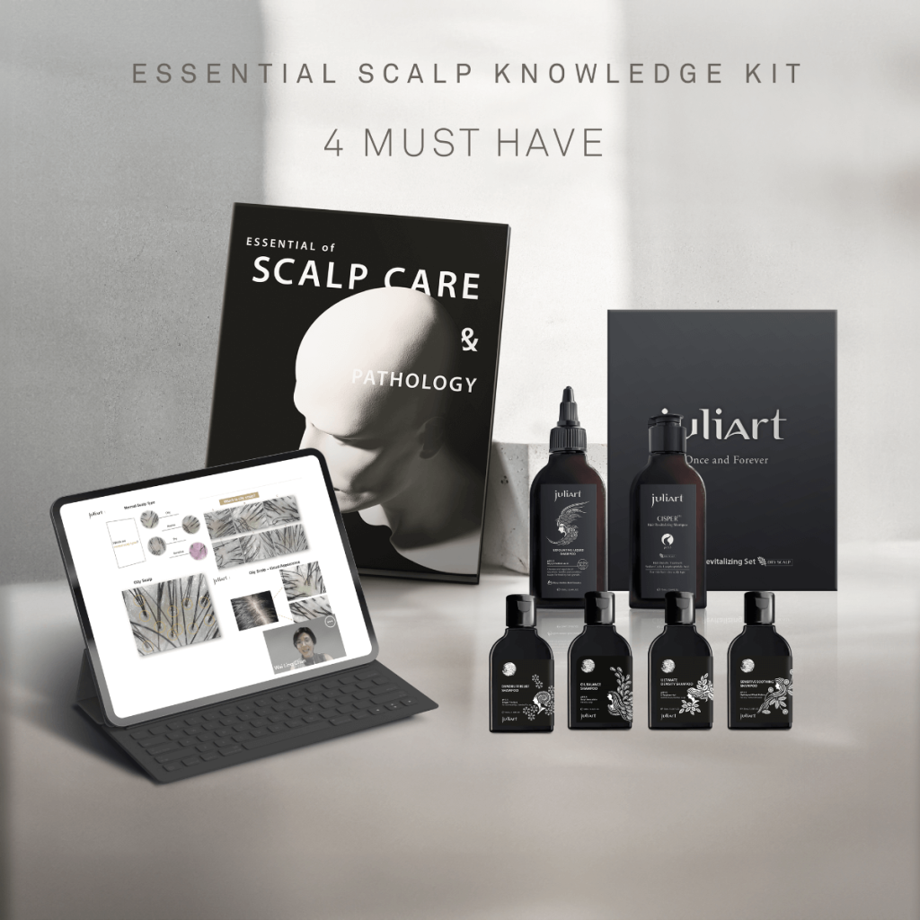 juliArt online scalp basic packge_4 trail shampoo